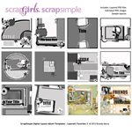ScrapSimple Digital Layout Album Templates: 12x12 Favorites 3