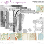 ScrapSimple Paper Templates: Art Diary