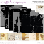 ScrapSimple Paper Templates: Torn Paper Masks