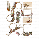 Autumn Joy Clusters Embellishment Mini