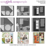ScrapSimple Digital Layout Templates: Junk Journal