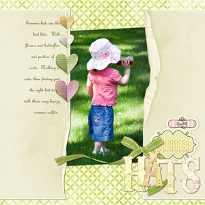Digital scrapbook layout by Melissa Renfro