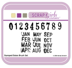 Brush Set: Stamped Dates