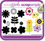 ScrapSimple Tools - Shapes: Build A Flower 6303