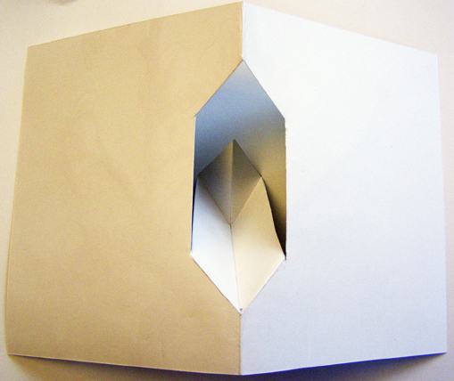 pedestal pop-up fold inset