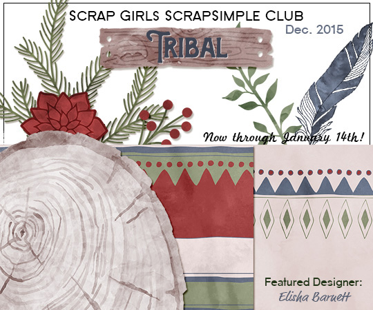Scrap Girls SS Club Exclusive: Tribal