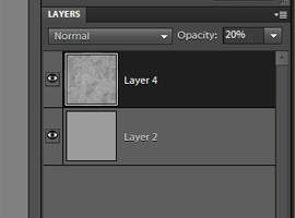 Photoshop screen shot showing how to add new color layer