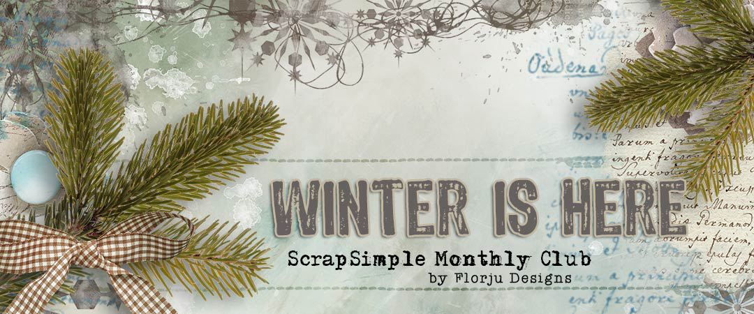 Scrap Girls ScrapSimple Club Exclusive: Winter is Here