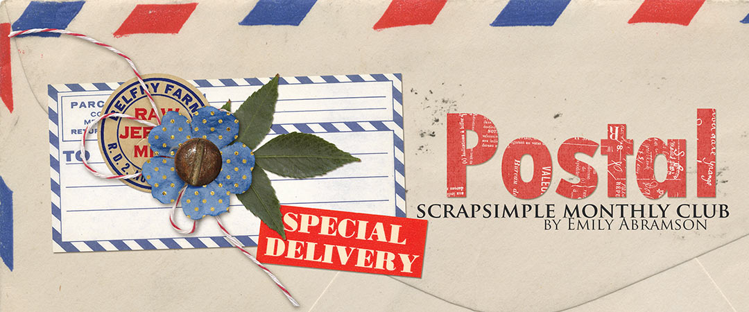 Scrap Girls ScrapSimple Club Exclusive: Postal